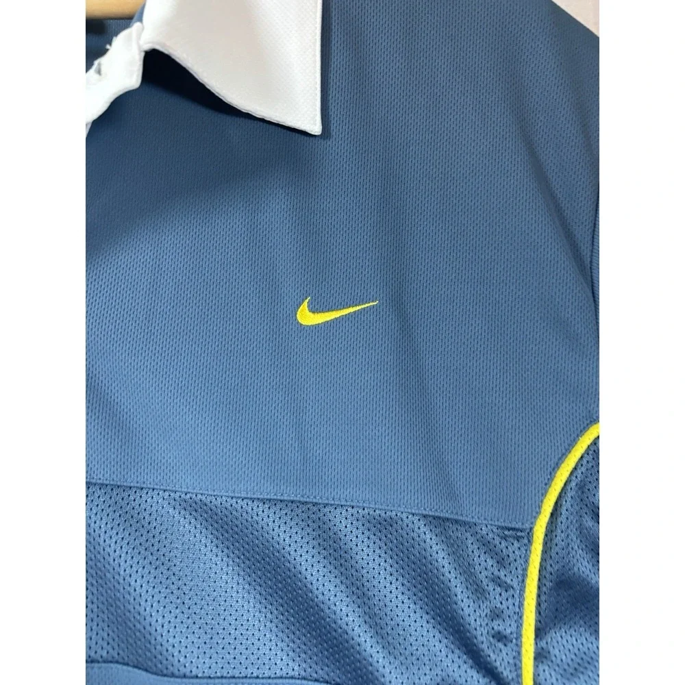 Nike Dri-Fit UV Polo Shirt‎ Mens L Golf Outdoor Active Performance